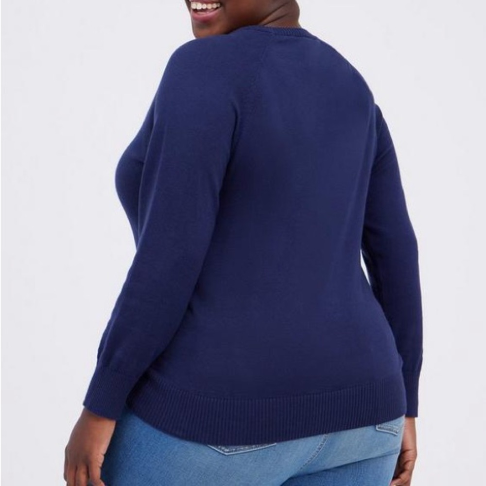 Torrid Harry Potter Always Pullover Peacoat Sweater - Picture 3 of 7